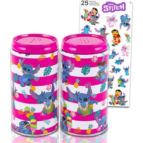 Stitch Kitchen Accessories Set - Lilo and Stitch Kitchen Decor Bundle with Stitch Salt and Pepper Shakers Plus Stickers | Lilo and Stitch Kitchen Accessories Set