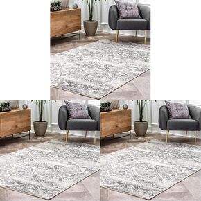 nuLOOM Freja Distressed Runner Rug , 2' 6" x 8', Beige, Rectangular, 0.45" Thick