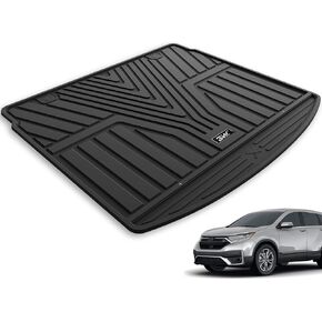 3W Cadillac XT5 Floor Mats Fit for 2016-2024 Custom Fit Cadillac XT5 Accessories TPE All Weather Floor Liner for Cadillac XT5 1st and 2nd Row Full Set Car Liners Black