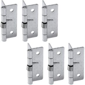 Spring Hinge Self Closing 4 Inch Length Stainless Steel Hinge, Spring Loaded Hinges for Cabinets, Spring Hings for Door- 4pcs