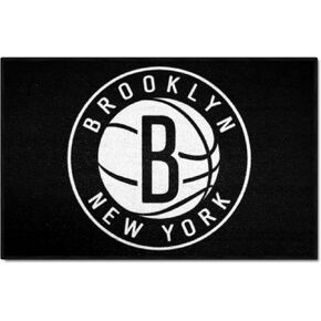 FANMATS 11916 Brooklyn Nets Starter Mat Accent Rug - 19in. x 30in. | Sports Fan Home Decor Rug and Tailgating Mat
