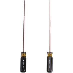 DOITOOL 2PCS Phillips Screwdriver and Slotted Screwdriver 15 Inch Long Screwdriver Set Magnetic Tip Cross Head and Flat Head Screwdriver Set