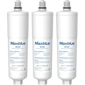 Maxblue Scale Inhibitor Water Filter Replacement for Aqua-Pure® System AP431, Aqua-Pure® AP430SS Whole House Scale Inhibition Inline Water System, Pack of 3