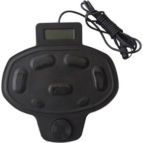 Black Haswing Cayman Foot Controller/Foot Pedal Wired for Bow Mount Electric Trolling Motor on Bass fishing, Bass boat, Jon Boat, Pontoon Boat, Inflatable Boat, Not for GPS Motor