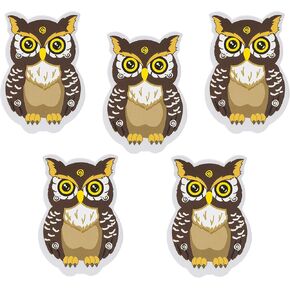 SHIDOW Magnetic Owl Whiteboard, Cute Owl Eraser, Animal Shaped Dry Erase, Chalkboard Erasers with Felt for Classroom Office Home(1Set)
