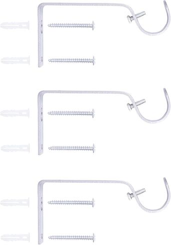 66-120 in. Adjustable Square End Curtain Rod, 1 in. Diameter, Pewter in Kuwait