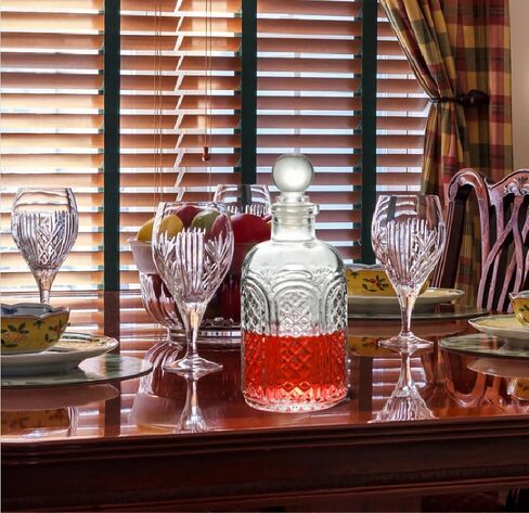 Mini Vintage Style Decorative Flower Vases,Whiskey Decanter with Glass ball Stopper for Cocktail Whisky Brandy Vodka Bourbon Juice(Engrave Bottle) in Saudi Arabia