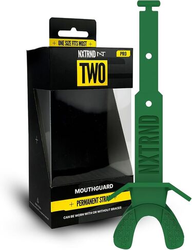 Nxtrnd Two Pro Football Mouth Guard (Neon Yellow) in Saudi Arabia