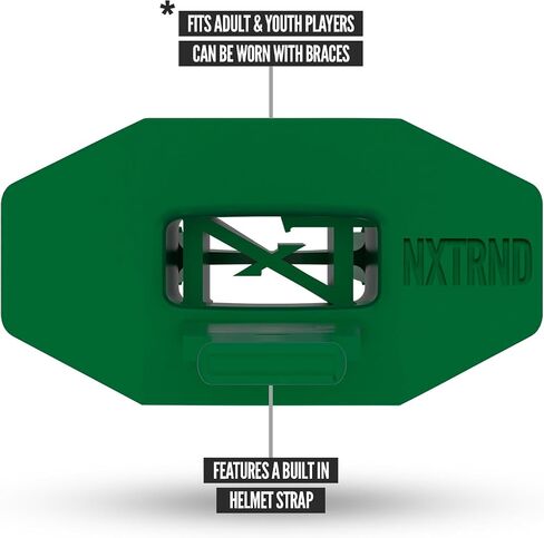 Nxtrnd Two Pro Football Mouth Guard (Neon Yellow) in Saudi Arabia