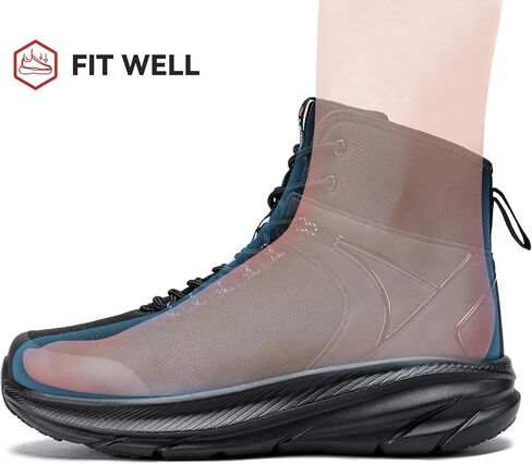 LARNMERN الأحذية العسكرية التكتيكية للرجال أحذية قتالية مقاومة للانزلاق 6 بوصة خفيفة الوزن الشرطة المشي لمسافات طويلة دراجة نارية الأحذية in Kuwait