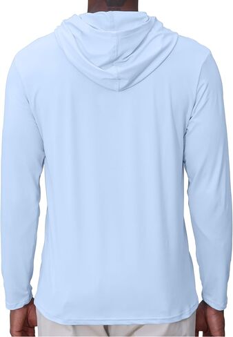 سترة بغطاء للرأس للرجال من Lexiart، سترة رياضية للجري، سترة بقلنسوة مناسبة للعضلات in Kuwait