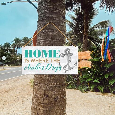 ديكور خشبي للشاطئ، ديكور حمام صيفي للمنزل على الشاطئ، ديكور جداري لغرفة النوم وغرفة المعيشة، ديكور باب المزرعة، ديكورات لافتة معلقة، هدايا الانتقال لمنزل جديد، مملوءة بالشمس in Kuwait