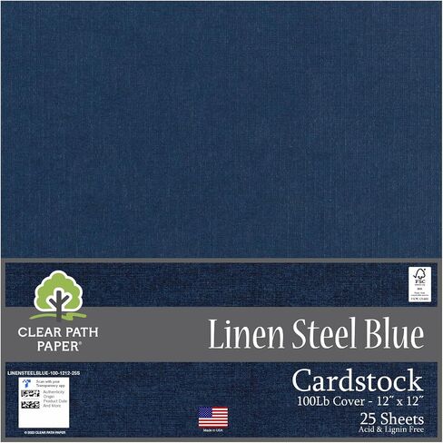Linen Assortment Pack - 4 x 4 inch - 80Lb Cover - 100 Sheets Total - Clear Path Paper in Saudi Arabia