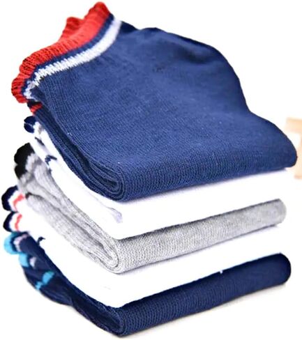 Nathan Mens/Womens Summer Breathable Ankle Socks 5 Pairs (Pk) Most Size Fits Most. in Saudi Arabia