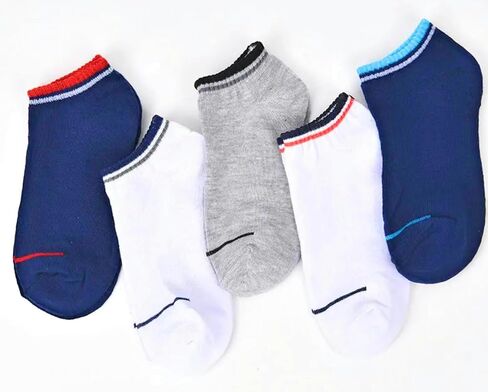 Nathan Mens/Womens Summer Breathable Ankle Socks 5 Pairs (Pk) Most Size Fits Most. in Saudi Arabia