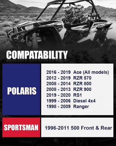 فواصل عجلة FLYCLE 4x156 ATV لـ 2013-2021 Polaris Ranger، 2015-2021 Polaris RZR، 2014-2021 Polaris RZR XP 1000، فاصل عجلة 1.5 بوصة 4X156 مم مع مسامير M12x1.5 وتجويف مركزي 131 مم in Kuwait