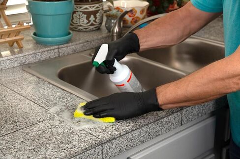 MICROFLEX MidKnight MK-296 Disposable Nitrile Gloves for Mechanics, Auto, Cleaning, Tattoos in Saudi Arabia
