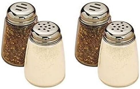 American METALCRAFT, Inc. 3309 Shaker, Glass with Spice Top, 8oz. Capacity, 2-3/4' Dia., 3-7/8' H, 1 Count (Pack of 1) in Saudi Arabia
