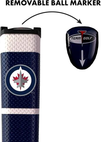 Team Golf NHL Golf Putter Grip with Removable Gel Top Ball Marker, Durable Wide Grip & Easy to Control in Saudi Arabia