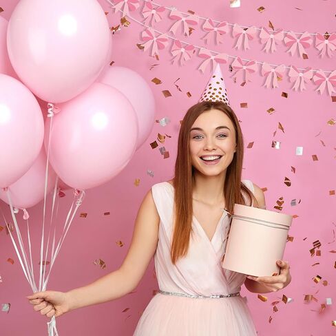 5 Pcs 49.4Ft Coquette Pink Bow Paper Garland Banner Coquette Birthday Pink Bow Party Decorations for Bow Birthday Baby Shower Bridal Shower Bachelorette Party Decor in Kuwait