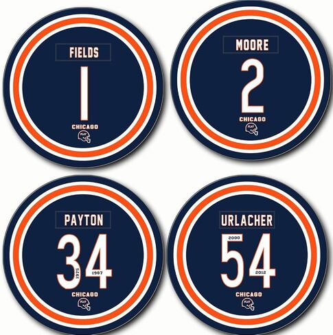Yankee Coasters for Drinks, New York Baseball Ceramic Coasters Set of 6, Yankee Gift for Man Home Decor in Saudi Arabia