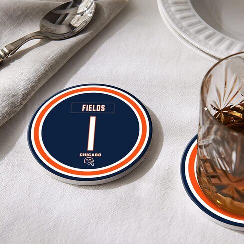 Yankee Coasters for Drinks, New York Baseball Ceramic Coasters Set of 6, Yankee Gift for Man Home Decor in Saudi Arabia