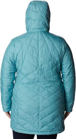 Columbia Women's Heavenly Long Hooded Jacket, Dark Sapphire, Large in Saudi Arabia
