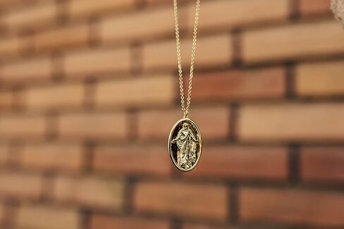 قلادة كريستوس مع سلسلة 18 بوصة وقلادة يسوع الممتدة 2 بوصة للمسيحيين وLDS in Kuwait