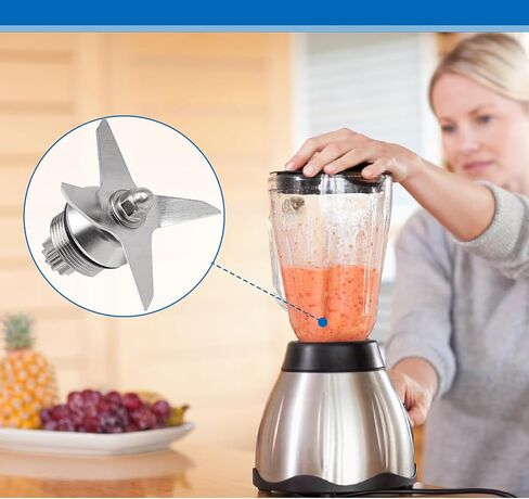 Blender Blade Replacement Part for Vitamix, Blender 6 Blade Wet Dry Ice Blade Repair Kit Assembly Compatible with Vitamix 5200 Series Blender Mixer 32oz and 64oz Standard Container in Saudi Arabia