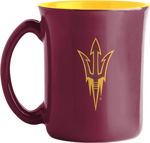 logobrands NCAA Large 15oz Two Toned Cafe Mug with Inner Color (Virginia Tech Hokies) in Saudi Arabia
