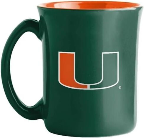 logobrands NCAA Large 15oz Two Toned Cafe Mug with Inner Color (Virginia Tech Hokies) in Saudi Arabia