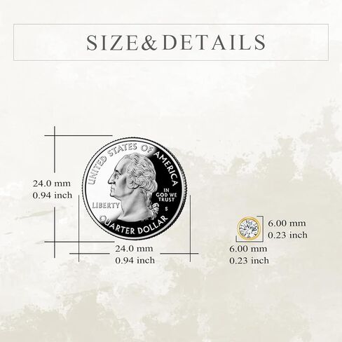 14k Gold Stud Earrings, 0.6-2ct Moissanite Stud Earrings, Gold Stud Earrings Jewelry Gifts for Women Men in Kuwait