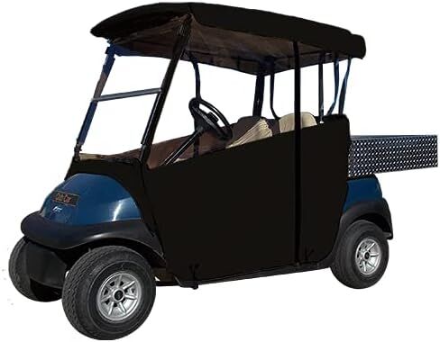 Golf Cart Cover – 3-Sided “Over-The-Top" Cart Cover for Club Car Onward/Precedent/Tempo – Golf Cart Cover Enclosure – Sunbrella Canvas - Cart Cover for Golfers – Fits Golf Bags, Utility Box in Saudi Arabia