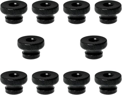 Knurled Thumb Nut DZS ELEC 10PCS M6 Black Round Knobs Hand Nuts in Kuwait