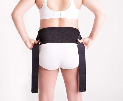 Baby Belly Band - Pregnancy & Maternity Belt With Medium Compression Groin Band - For Back, Hernia, and Pelvic Floor Pain - Medium in Saudi Arabia