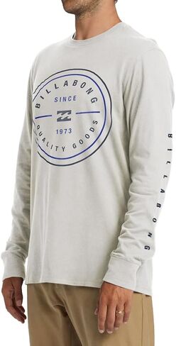Billabong Big and Tall Long Sleeve T Shirts for Men - Cotton Graphic Tee Shirts in Saudi Arabia