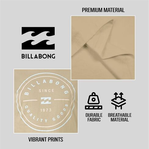 Billabong Big and Tall Long Sleeve T Shirts for Men - Cotton Graphic Tee Shirts in Saudi Arabia