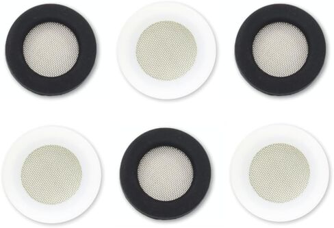 Black 20 pcs Silicone Washer Silicone Filter Gasket for Shower Head Water tap Faucet (White & Black 6 Pcs) in Saudi Arabia