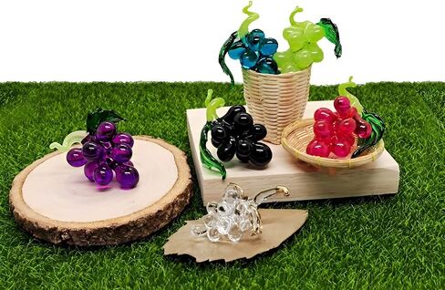 2" High Pineapple Blown Glass Figurine Fruit Crystal Miniature Vegetable Dollhouse Replica Lampwork Decor Collector's Item Gifts in Saudi Arabia
