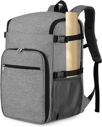 Dnd Backpack Dungeons Dragons Carrying Bag Tabletop Player Miniature Storage Rpg Adentures Gaming Bag Travel Board Game Case (gray) in Saudi Arabia