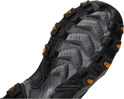 Skechers Men's, Stamina at - Upper Stitch Hiking Shoe - Wide Width Black/Black in Saudi Arabia