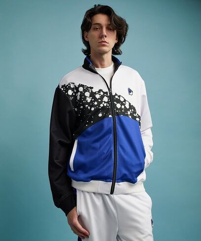 Reason Men's Track Jackets, Lightweight Full Zip Windbreaker With Pockets, Men Printed Outerwear For Sports Workout Outdoor in Saudi Arabia