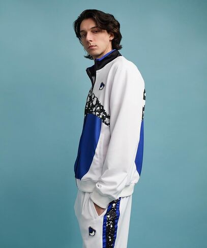 Reason Men's Track Jackets, Lightweight Full Zip Windbreaker With Pockets, Men Printed Outerwear For Sports Workout Outdoor in Saudi Arabia