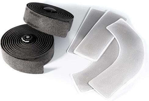 Spank Gravel Drop Bar Tape & Plug with Deluxe Short Fiber Bar Tape and Plug for Your Gravel, Adventure and Bike Packing Cockpit in Kuwait