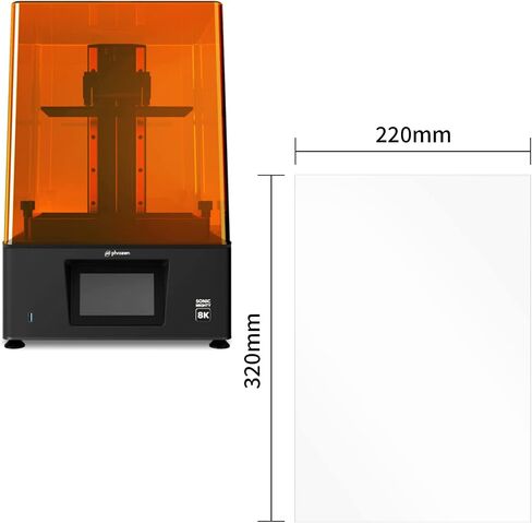 Chitu Systems 3Pcs FEP Film Release Films for Photon M3 Max 13.6Inches 7K 3D Printer Accessories,390x260mm Thickness 0.1mm (Photon M3 Max) in Saudi Arabia