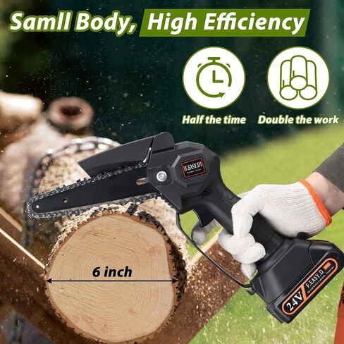 2-in-1 Cordless Pole Saw, Mini Chainsaw, Portable Electric Chainsaw with Pole,Handheld Chain Saw Pruning Shear for Tree Branches Wood Cutting,Tree Trimming,56 inch Reach Electric Saw with Pole in Saudi Arabia