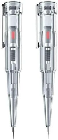 2Pcs Responsive Electrical Tester Pen, 70-250V Portable Waterproof Electrical Tester Pen with LED Color Light,Non-Contact AC Voltage Tester Pen Voltage Testers Tools and Home Improvement in Saudi Arabia