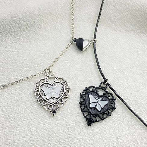 Dcfywl731 3PCS BFF Friendship Necklace BFF Letter Matching Heart Pendant Necklace Best Friend Forever Necklace Jewelry Gift for Sister Women Girls in Saudi Arabia
