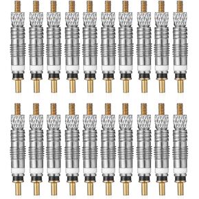 Toddmomy Valve Core - 20pcs Bike Tire Valve Core Tire Valve Stem Core Replacement Mountain Bike Attachment