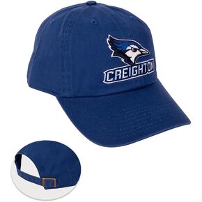 Desert Cactus Creighton University Baseball Hat CU Bluejays Brimmed Embroirderd Cap Adjustable Cloth Strap Adult (Style B)